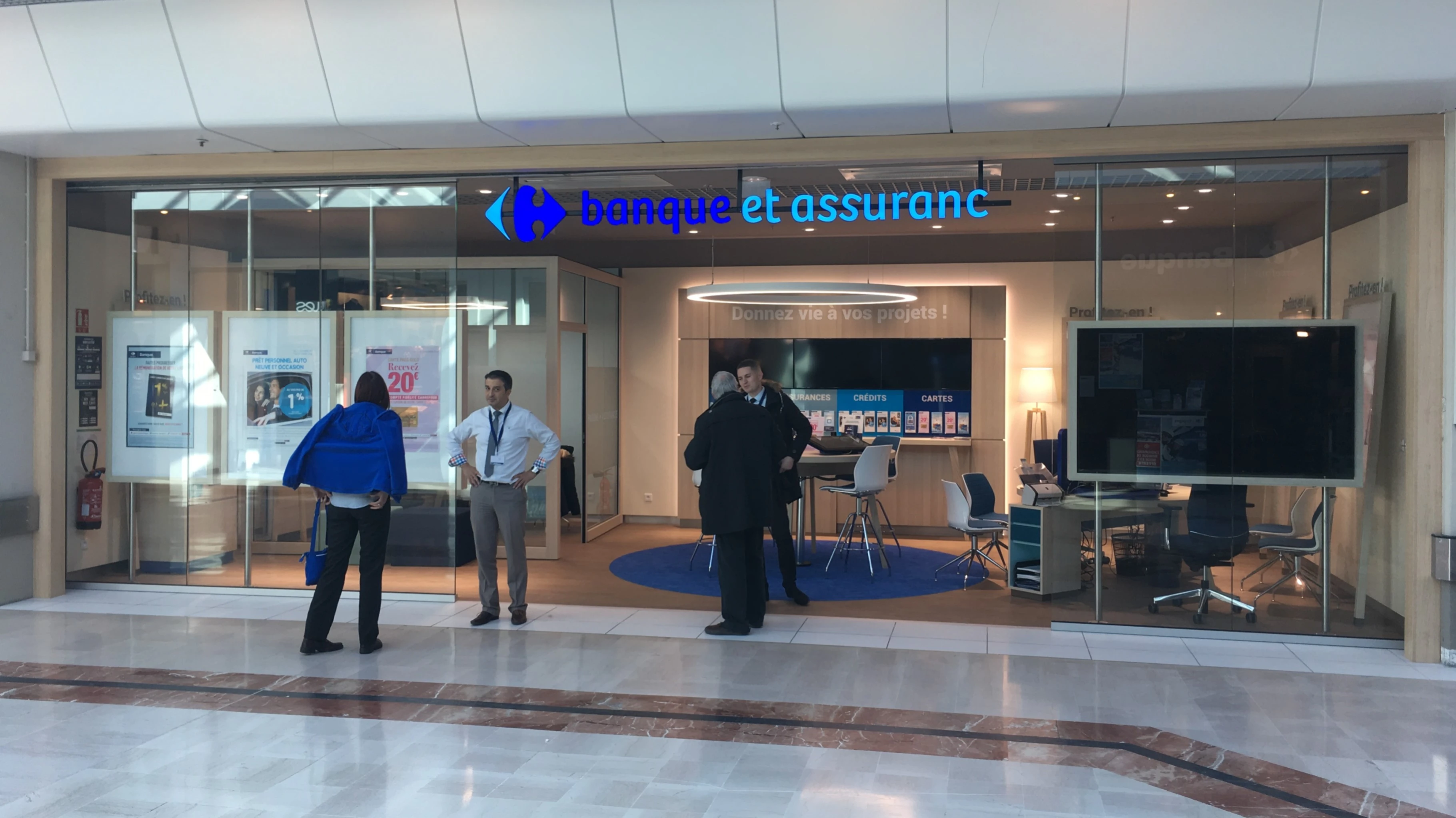 Carrefour banque made by ADSM Fermetures